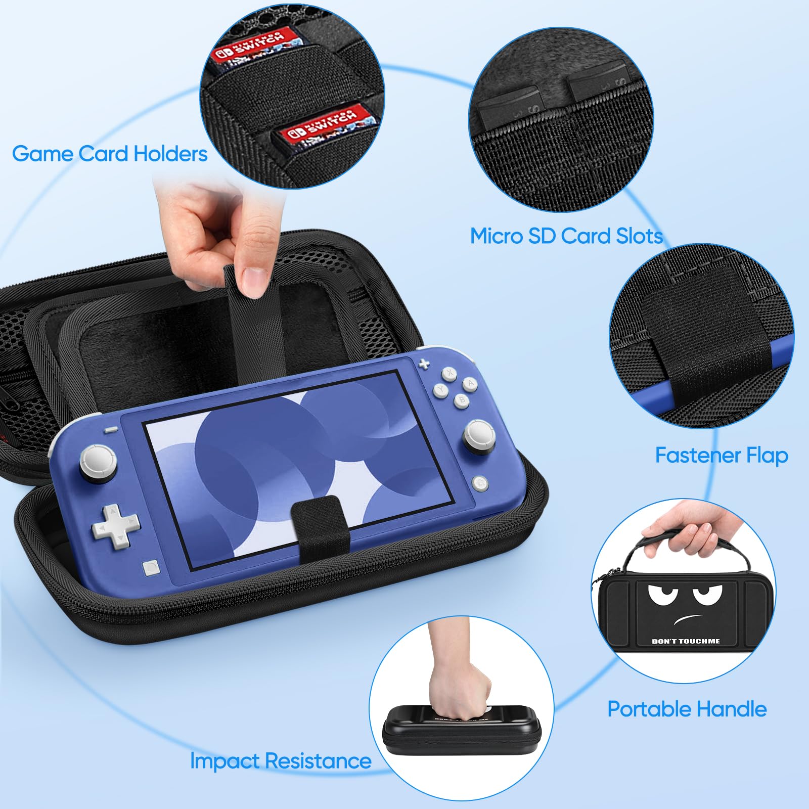 Foto 4 pulgar | Paquete De Accesorios Switch Lite Fintie Case Con Funda 8 En 1 - Venta Internacional.