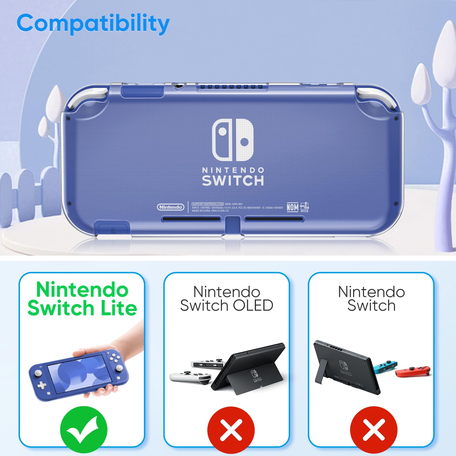 Foto 8 pulgar | Paquete De Accesorios Switch Lite Fintie Case Con Funda 8 En 1 - Venta Internacional.