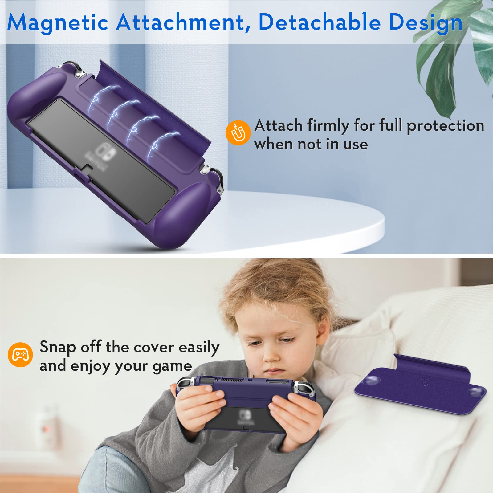 Foto 6 pulgar | Funda con Tapa Fintie para Nintendo Switch Oled 2021 - Venta Internacional