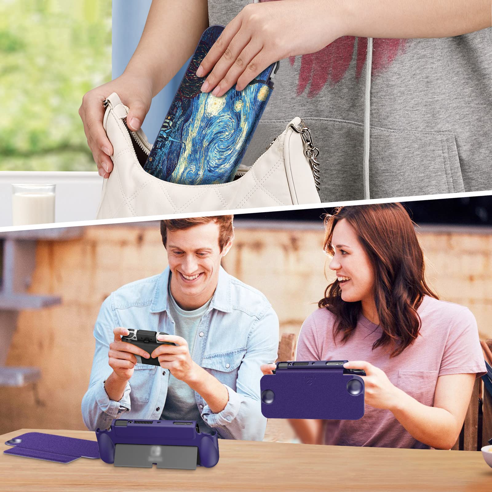 Foto 8 pulgar | Funda con Tapa Fintie para Nintendo Switch Oled 2021 - Venta Internacional
