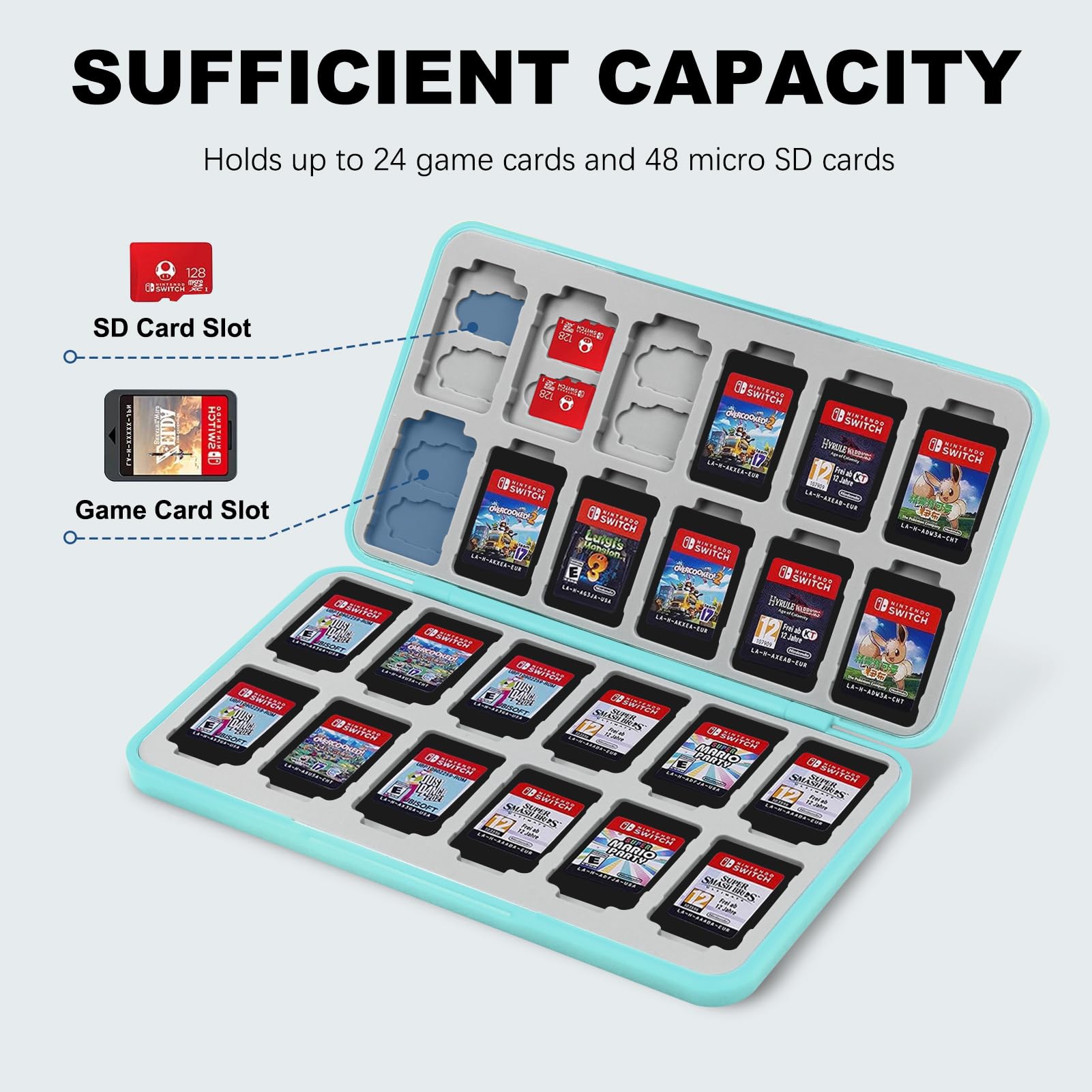 Foto 3 pulgar | Funda Para Nintendo Switch Fyy, Soporte Para Juegos Nintendo Switch - Venta Internacional.