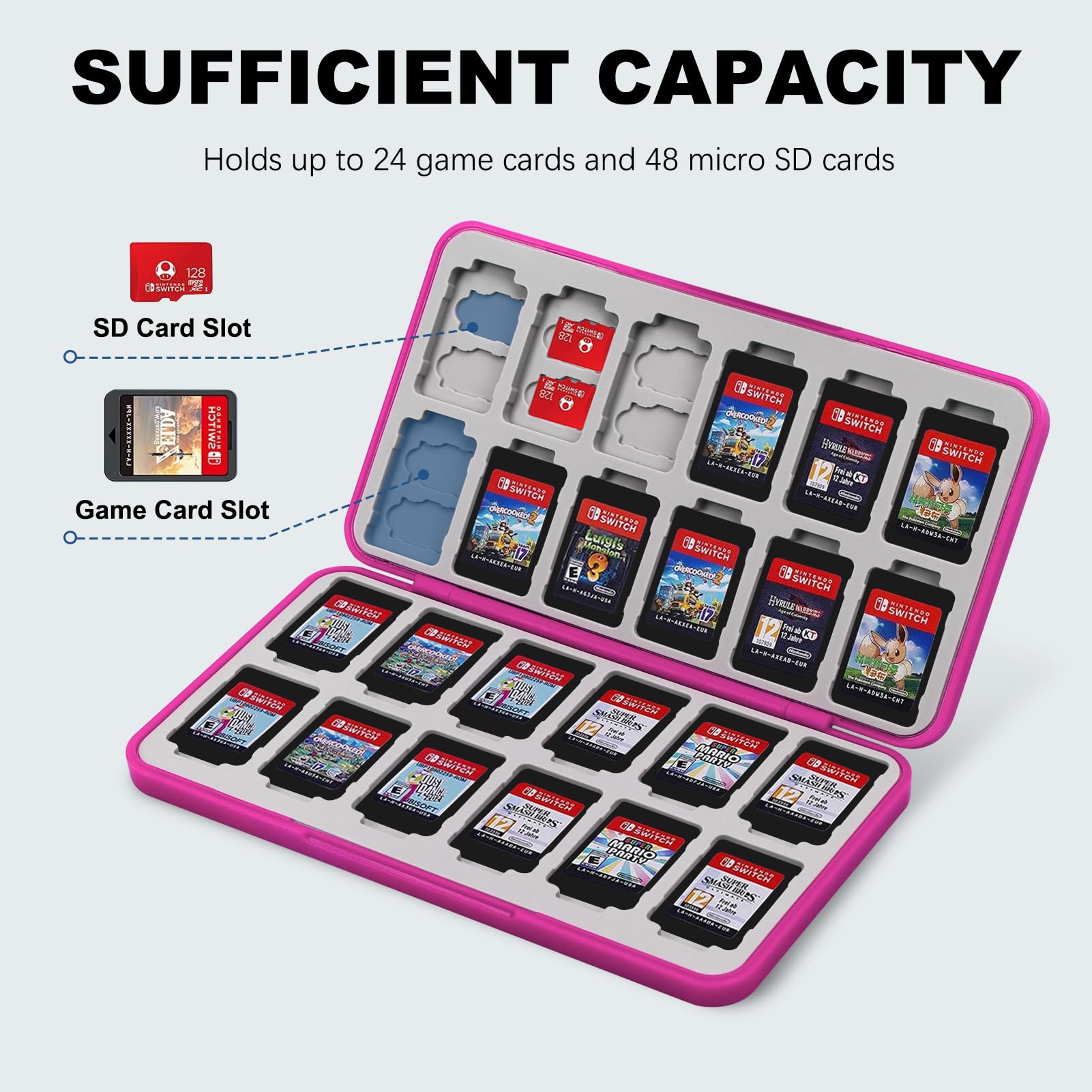 Foto 3 pulgar | Funda Para Nintendo Switch Fyy, Soporte Para Juegos Nintendo Switch - Venta Internacional.