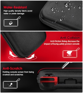 Foto 5 | Funda De Transporte Ivoler Para Nintendo Switch Oled Con 10 Juegos - Venta Internacional.