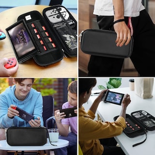 Foto 7 | Funda De Transporte Ivoler Para Nintendo Switch Oled Con 10 Juegos - Venta Internacional.