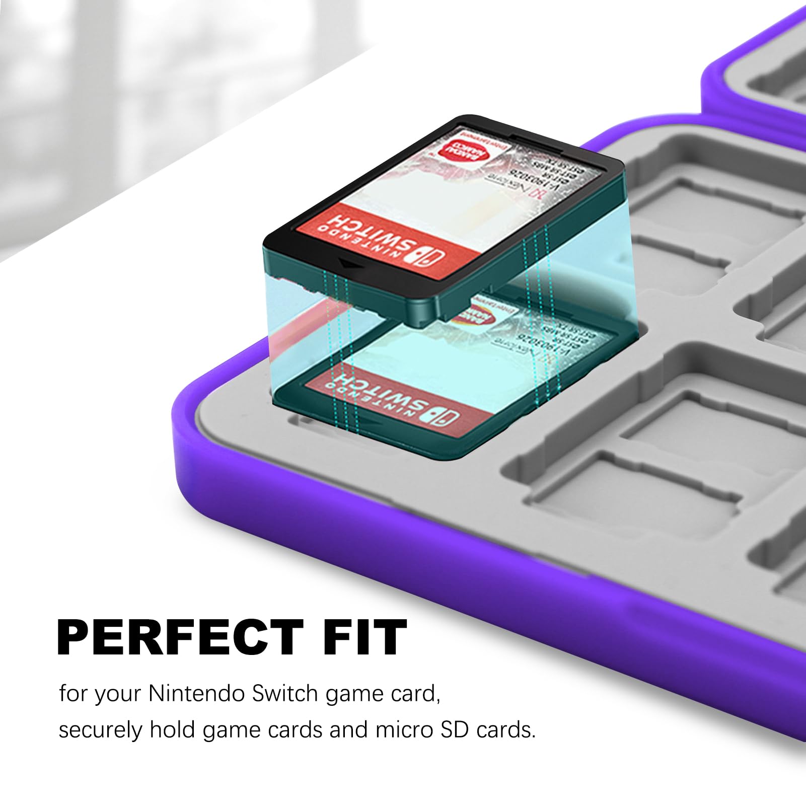 Foto 5 pulgar | Funda Para Nintendo Switch Fyy Nintendo Switch, Color Morado - Venta Internacional.