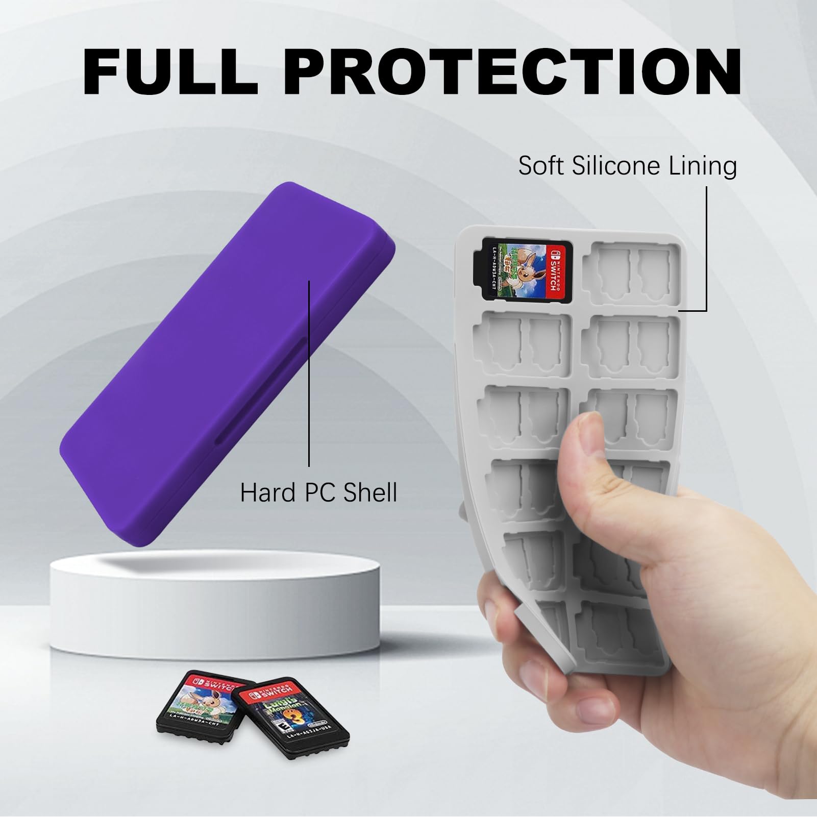 Foto 6 pulgar | Funda Para Nintendo Switch Fyy Nintendo Switch, Color Morado - Venta Internacional.