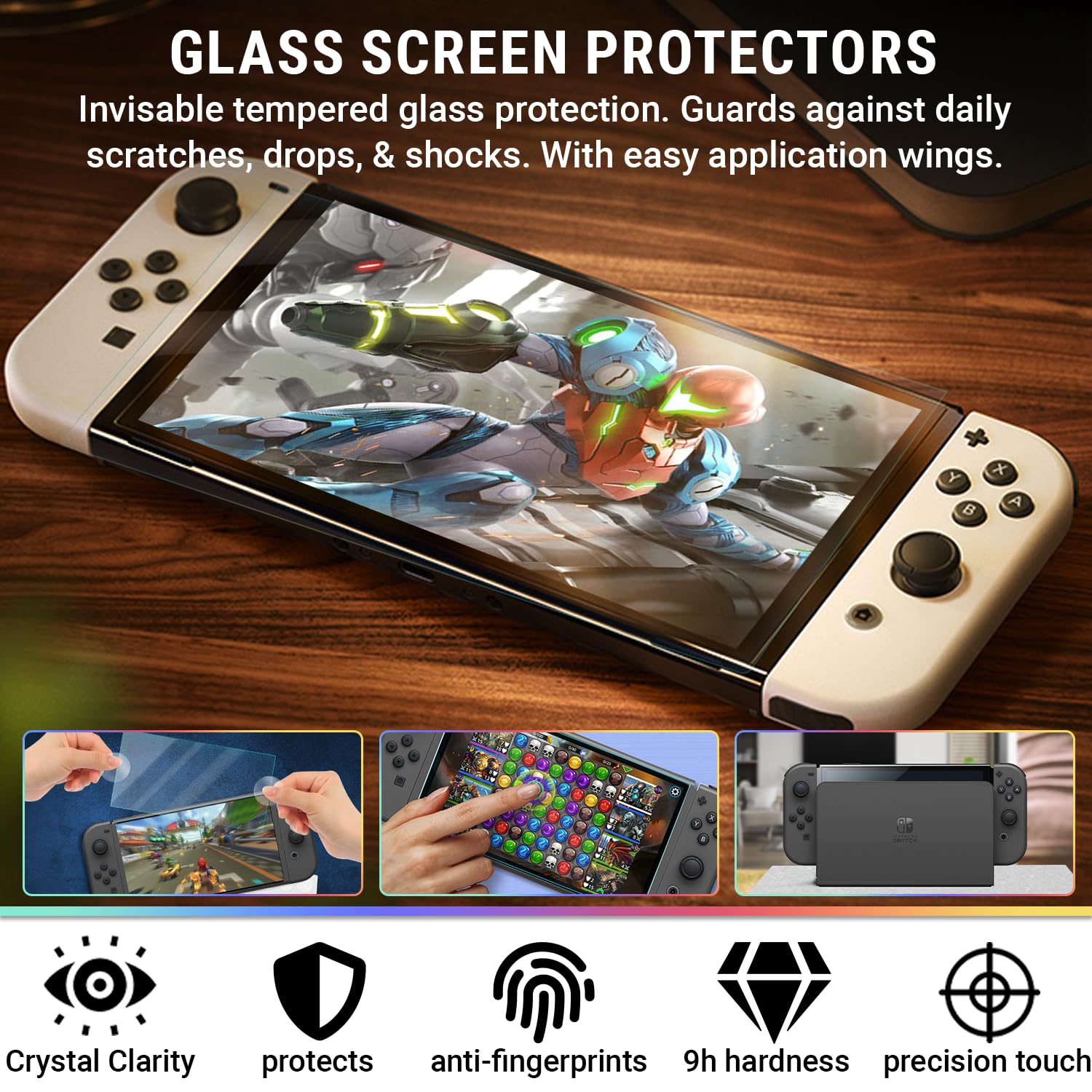 Foto 5 pulgar | Paquete De Accesorios Orzly Essentials Pack Para Nintendo Switch Oled - Venta Internacional.