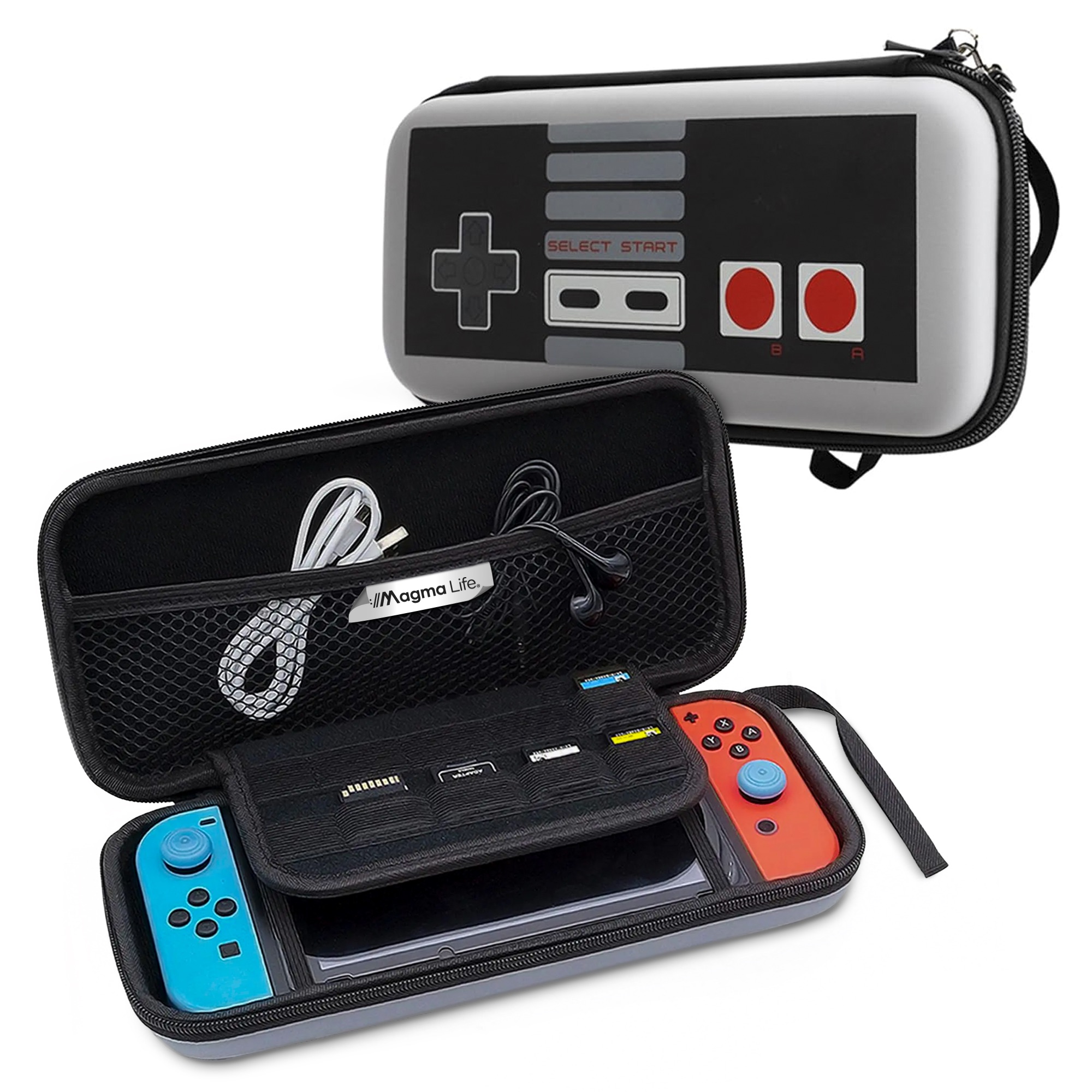 Foto 1 | Magma Life Estuche Para Nintendo Switch Con Compartimentos Para Juegos Y Accesorios