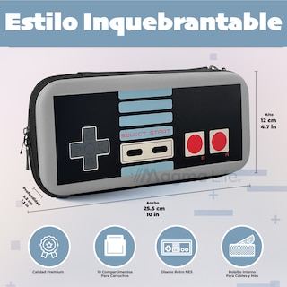 Foto 3 | Magma Life Estuche Para Nintendo Switch Con Compartimentos Para Juegos Y Accesorios