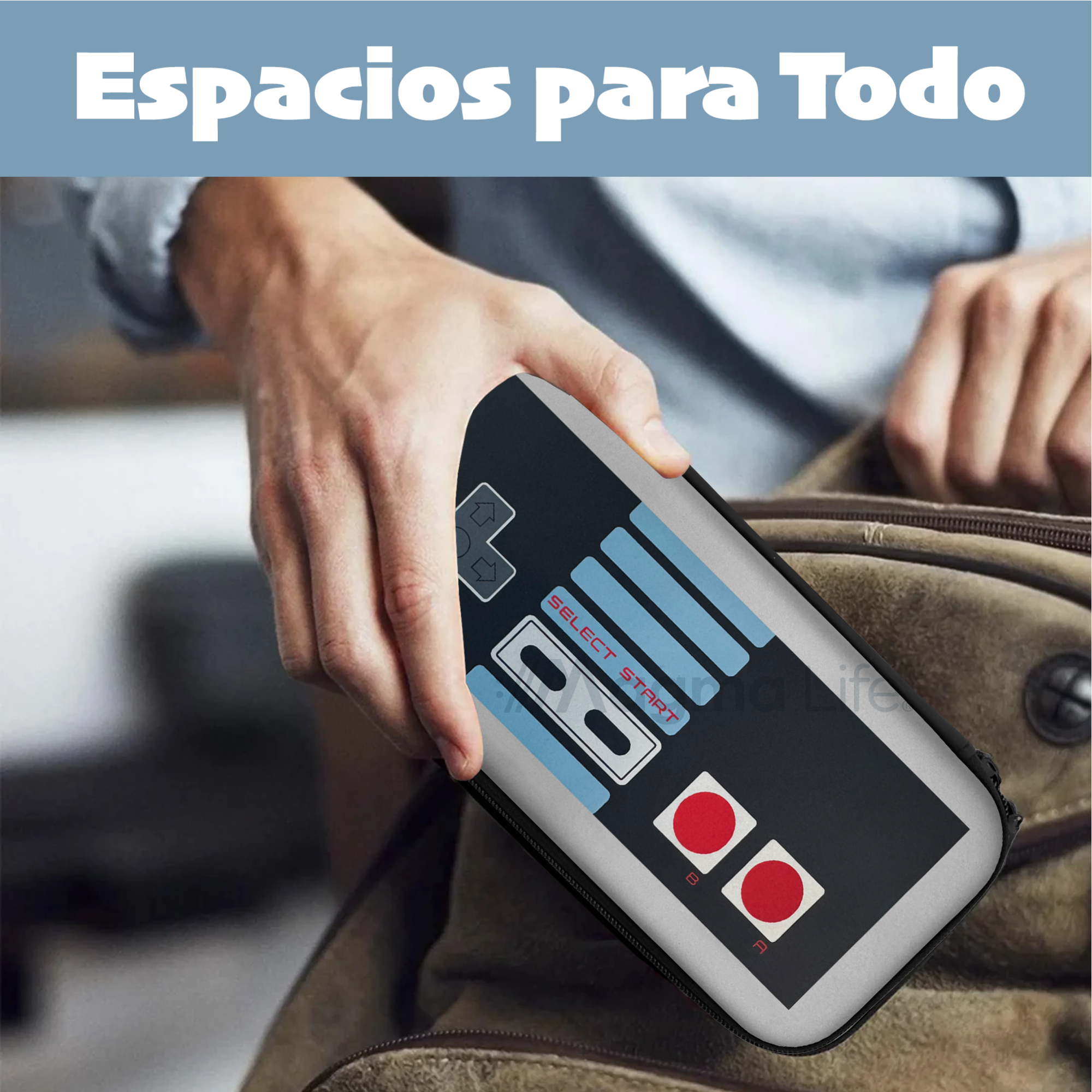 Foto 5 pulgar | Magma Life Estuche Para Nintendo Switch Con Compartimentos Para Juegos Y Accesorios