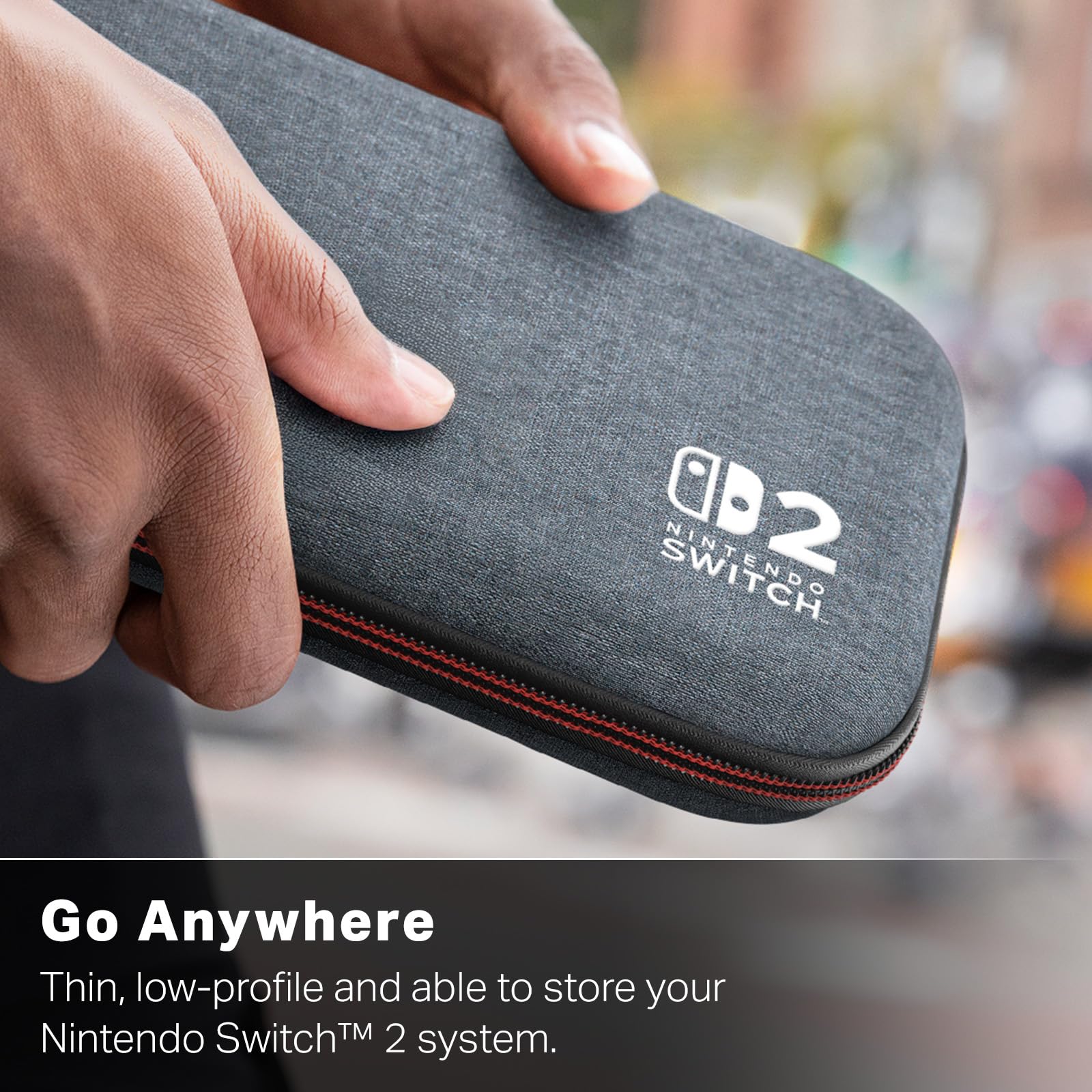 Foto 4 pulgar | Funda Protectora Powera Slim Para Nintendo Switch 2  Color Gris - Venta Internacional.