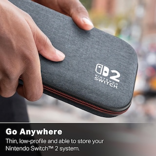 Foto 3 | Funda Protectora Powera Slim Para Nintendo Switch 2 Color Gris - Venta Internacional.