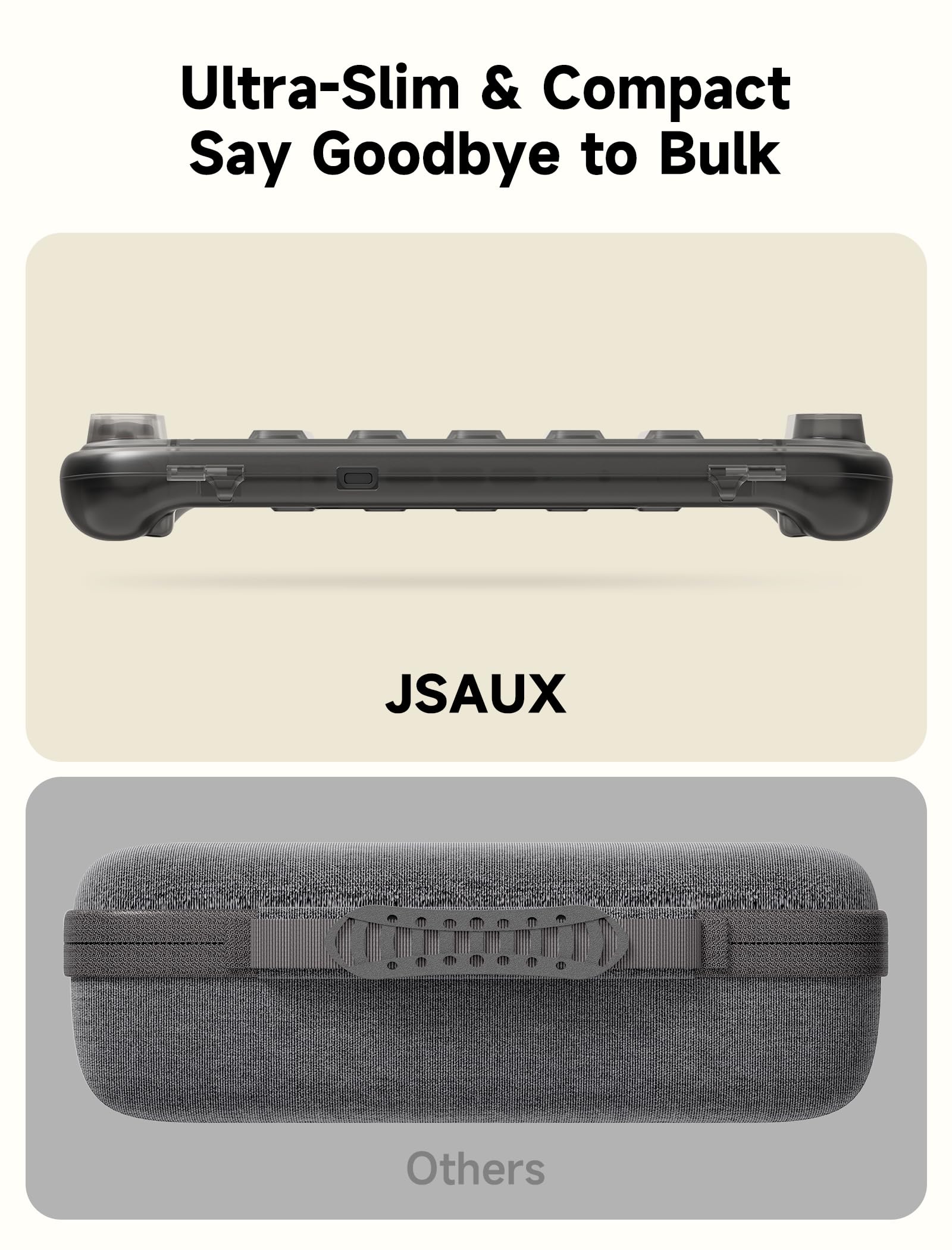 Foto 4 pulgar | Funda Protectora Jsaux Para Nintendo Switch 2 (2025) Translúcida - Venta Internacional.