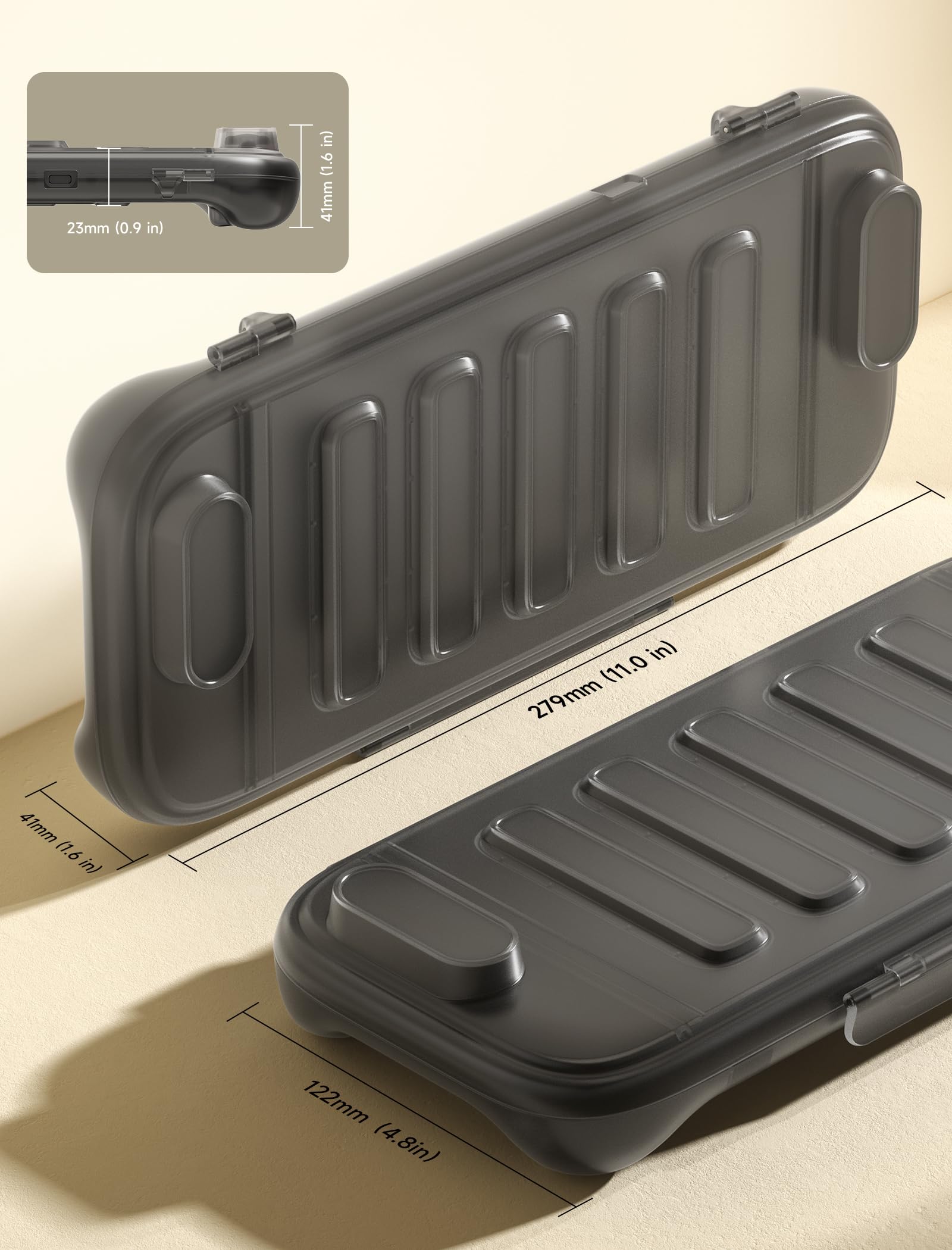 Foto 5 | Funda Protectora Jsaux Para Nintendo Switch 2 (2025) Translúcida - Venta Internacional.