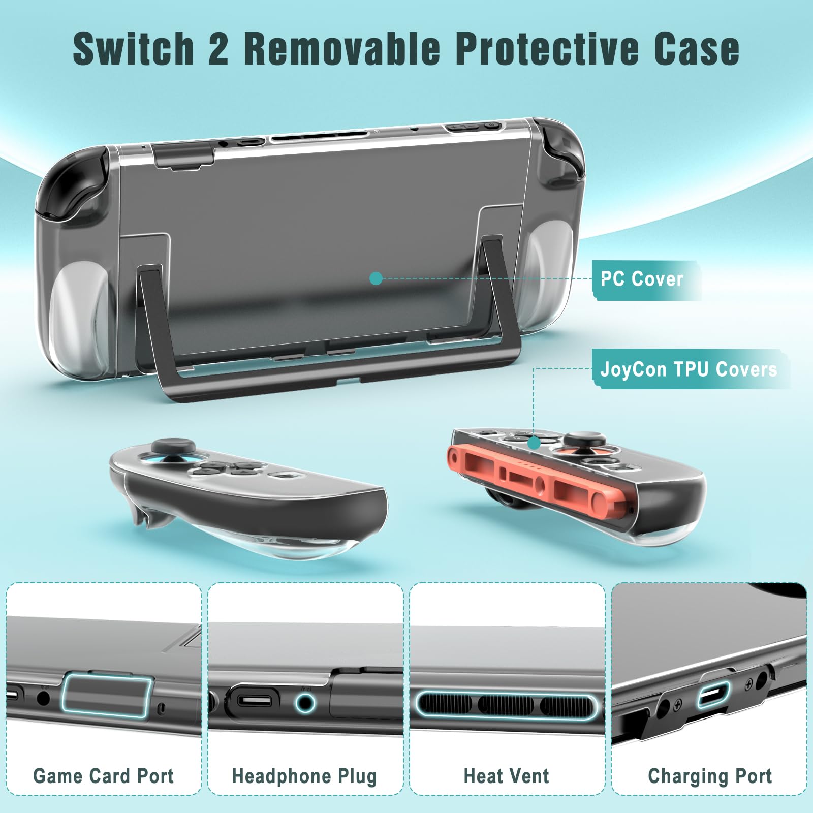 Foto 6 pulgar | Kit De Accesorios Timovo Para Nintendo Switch 2 - Negro - Venta Internacional.