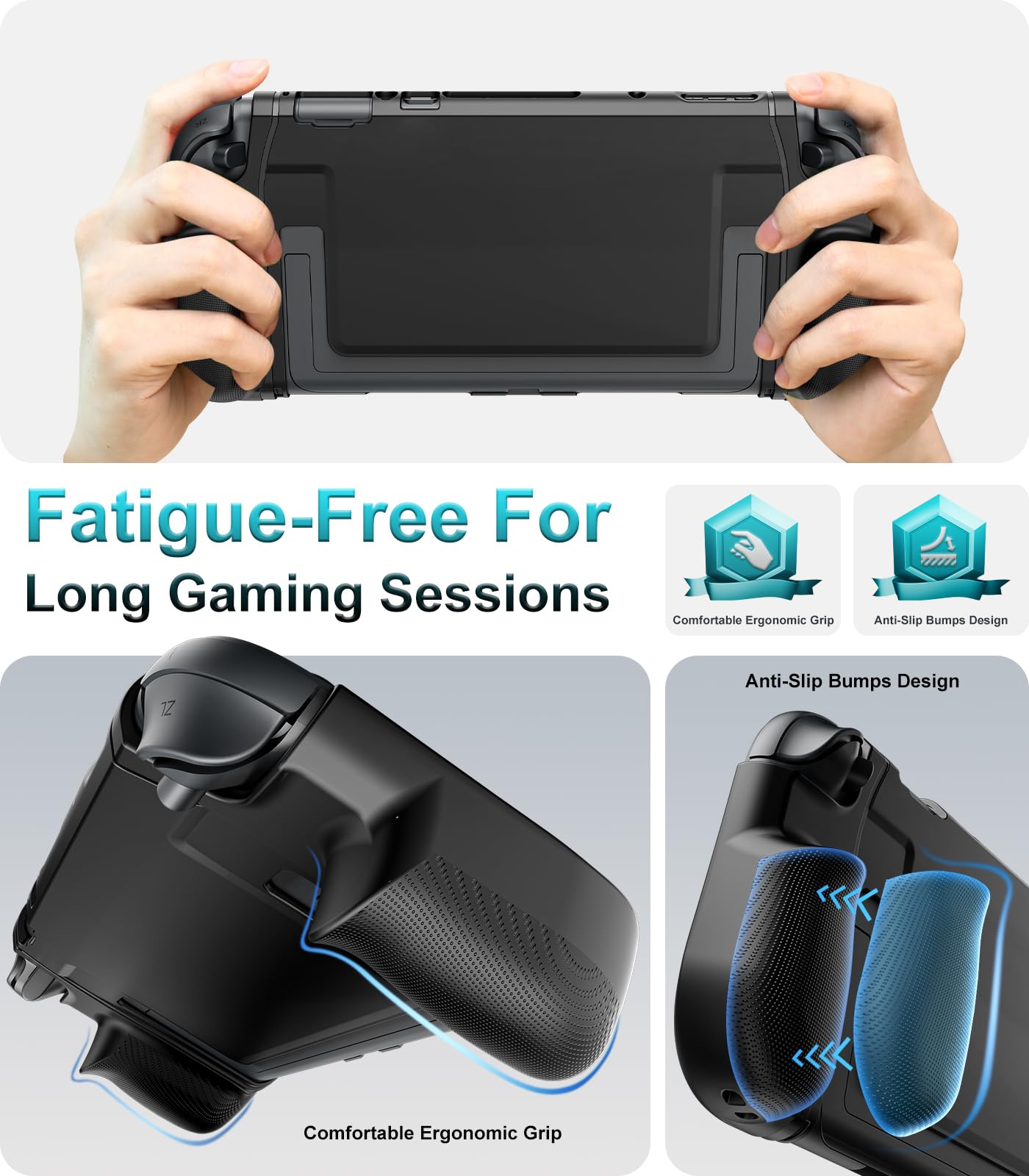Foto 3 pulgar | Funda Plegable Timovo Para Nintendo Switch 2 2025 Con Empuñadura Negra - Venta Internacional.