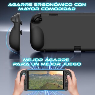 Foto 2 | Funda Estuche Case Protector Rígido De Silicon Para Consola Nswitch-2 Color Negro