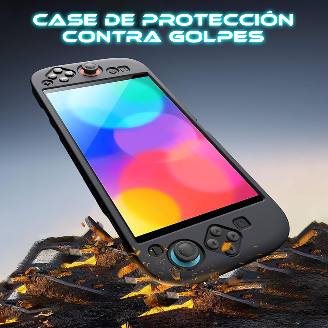 Foto 4 pulgar | Funda Estuche Case Protector Rígido De Silicon Para Consola Nswitch-2 Color Negro