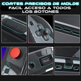 Foto 2 | Funda Estuche Case Protector Rígido Acrílica Para Consola Nswitch-2 Color Transparente