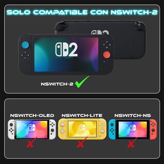 Foto 4 | Funda Estuche Case Protector Rígido Acrílica Para Consola Nswitch-2 Color Transparente