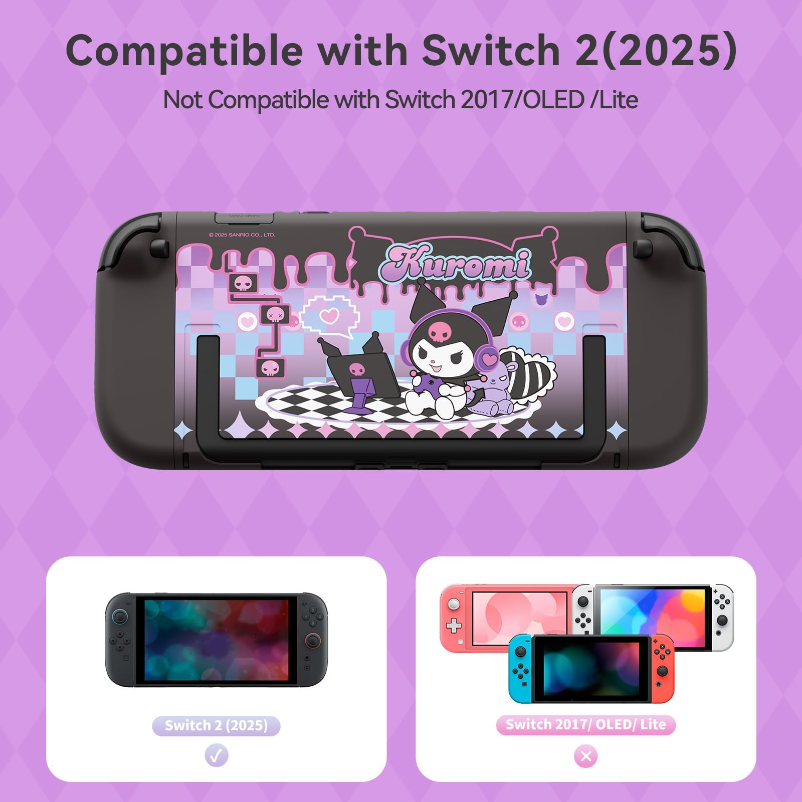 Foto 3 pulgar | Funda Protectora Kuitmor Pc Para Switch 2 Modelo 2025 Con Joy Con - Venta Internacional.