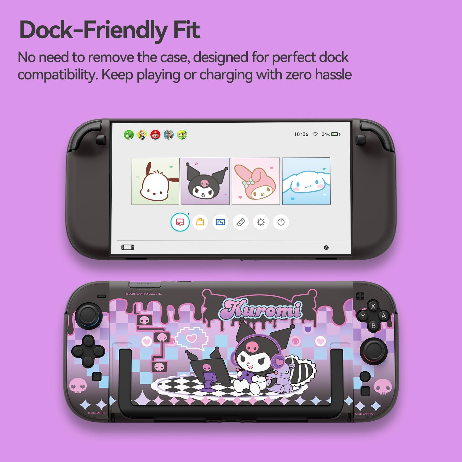 Foto 5 pulgar | Funda Protectora Kuitmor Pc Para Switch 2 Modelo 2025 Con Joy Con - Venta Internacional.