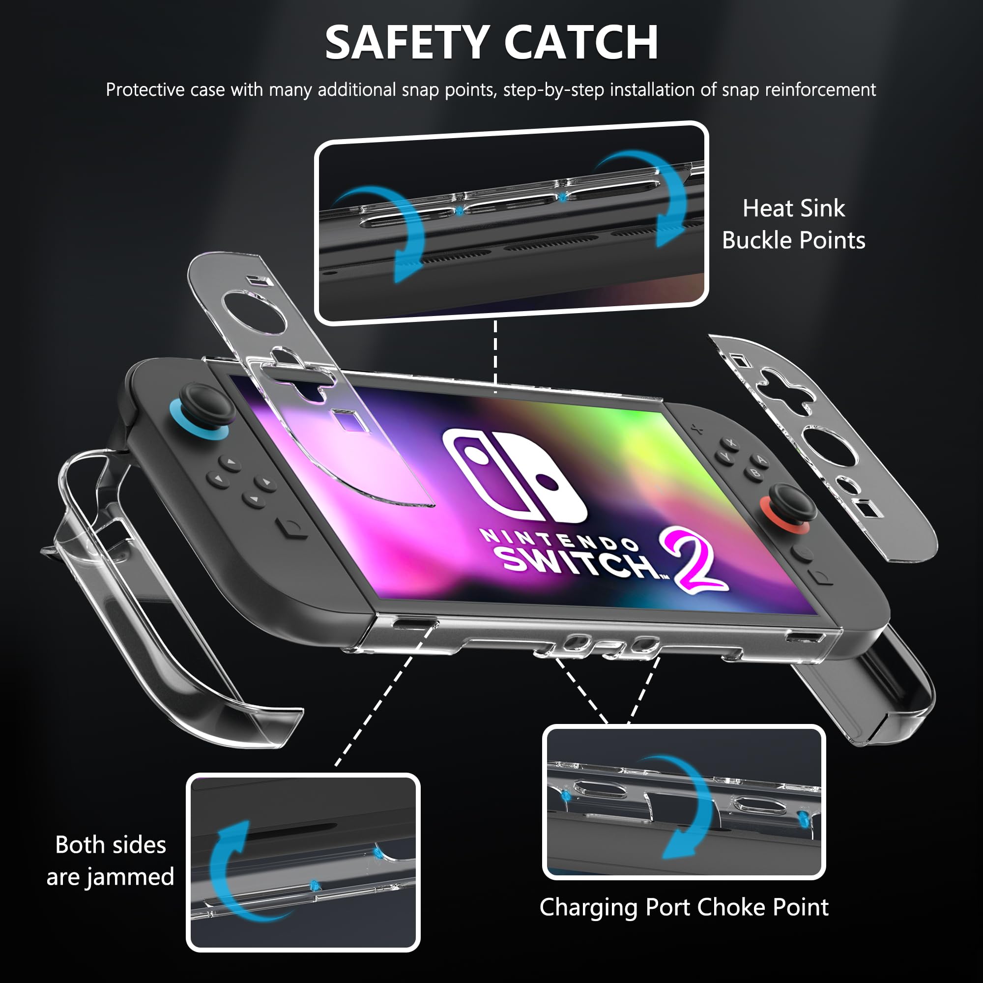 Foto 6 pulgar | Paquete De Fundas Para Nintendo Switch 2 (2025) Fanpl Con Accesorios - Venta Internacional.