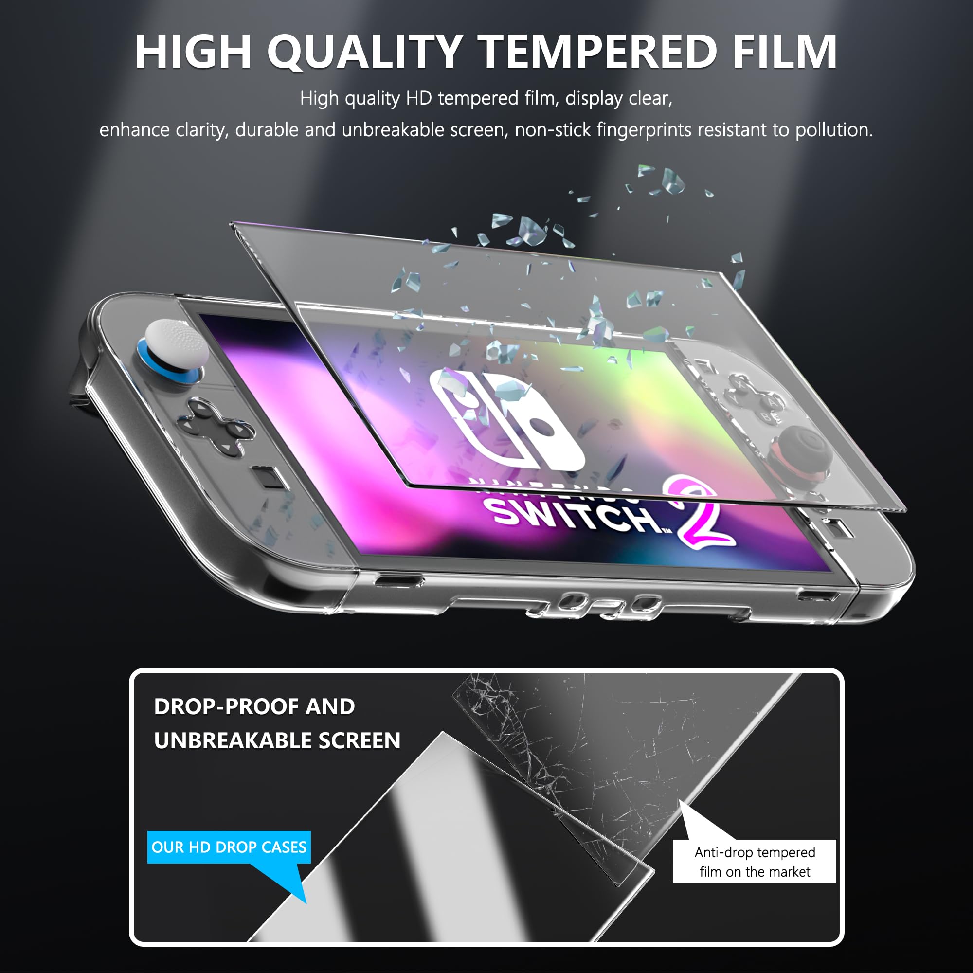 Foto 7 pulgar | Paquete De Fundas Para Nintendo Switch 2 (2025) Fanpl Con Accesorios - Venta Internacional.