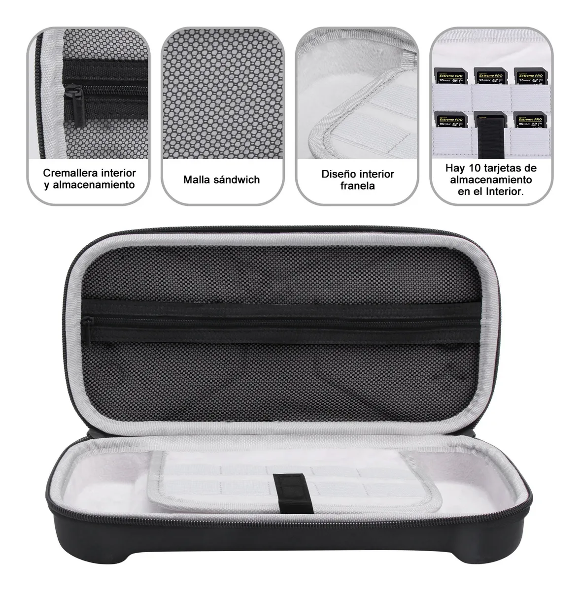 Foto 4 pulgar | Funda para Nintendo Switch 2 Negro