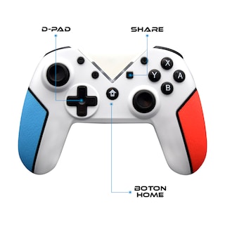 Foto 2 | Control Inalámbrico Virtual Zone VZGMNS01W color Blanco Compatible con Nintendo Switch