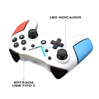Foto 3 | Control Inalámbrico Virtual Zone VZGMNS01W color Blanco Compatible con Nintendo Switch