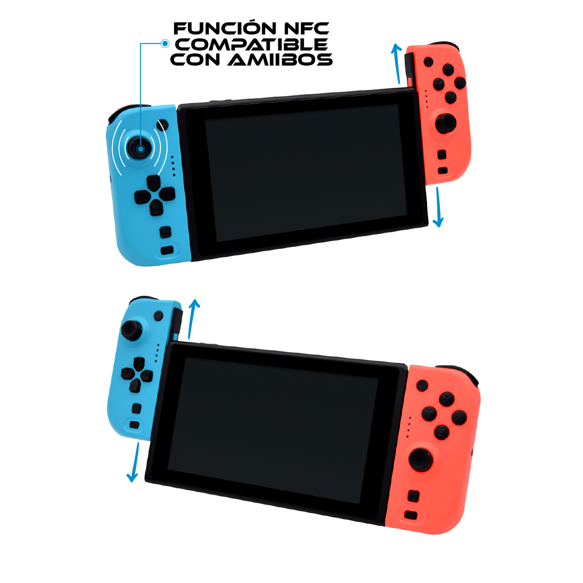 Foto 4 pulgar | Controles Joy-con Nfc Virtual Zone Compatibles Con Nintendo Switch