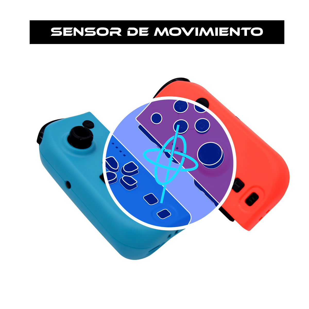 Foto 5 pulgar | Controles Joy-con Nfc Virtual Zone Compatibles Con Nintendo Switch