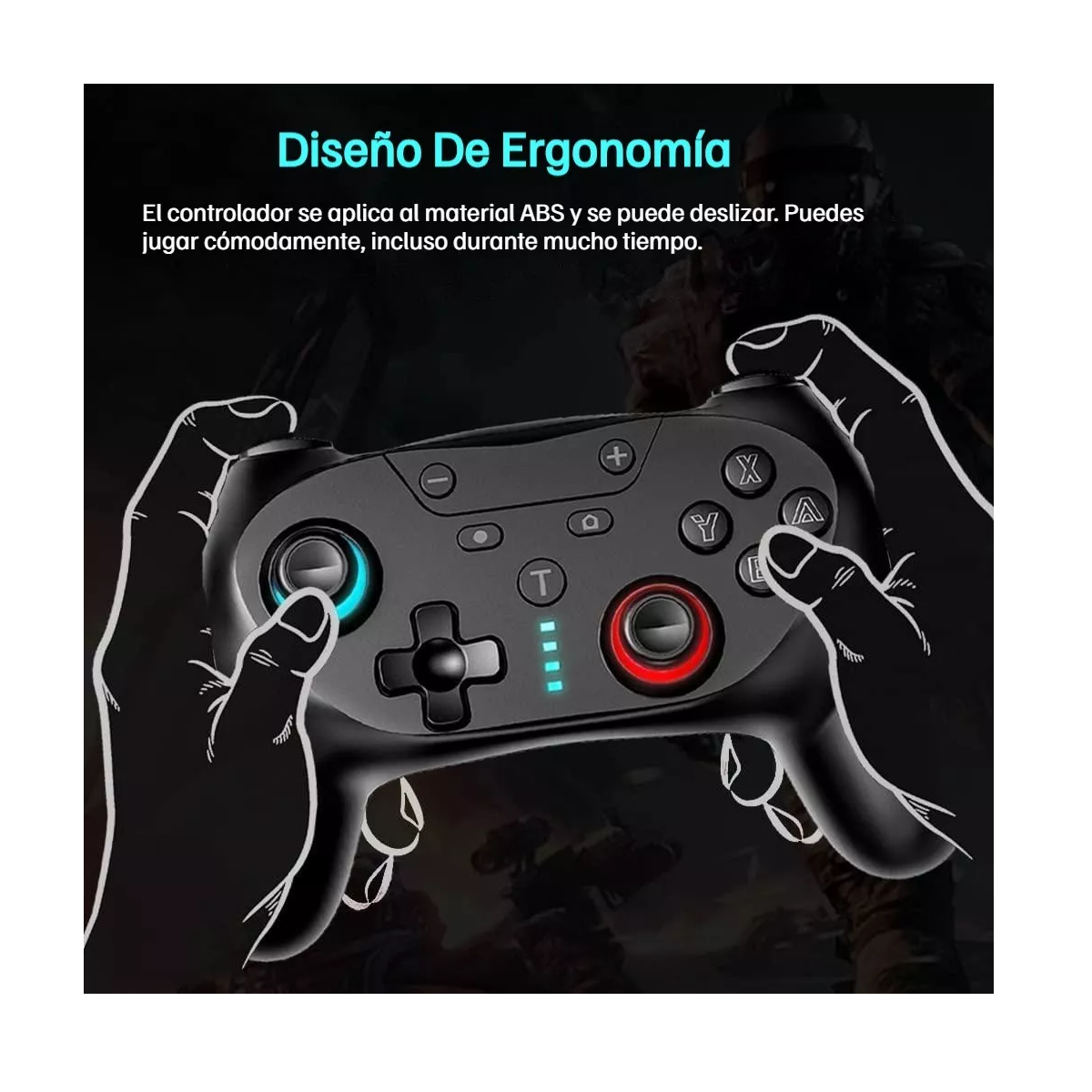 Foto 4 pulgar | Control Inalámbrico Eo Safe Imports Esi8582 color Negro para Nintendo Switch