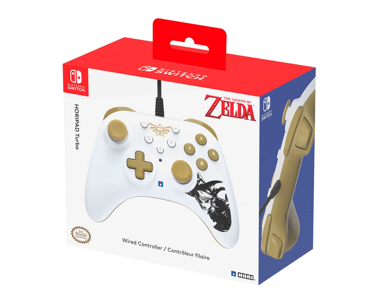 Foto 5 pulgar | Control Nintendo Switch Alámbrico Horipad Turbo Legend Zelda