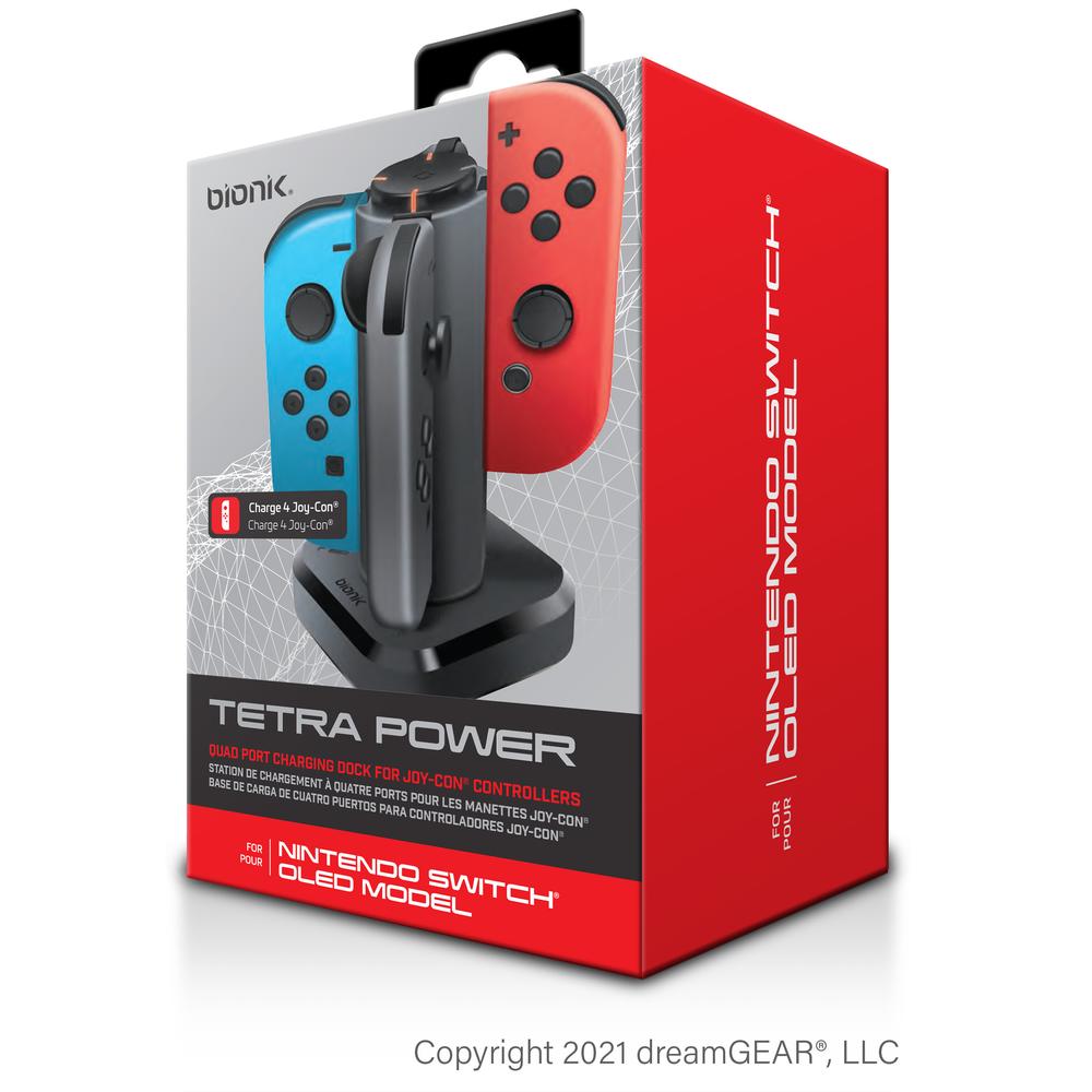 Foto 4 pulgar | Base Bionik 4 Puertos Joy-con Para Switch Y Oled Negro