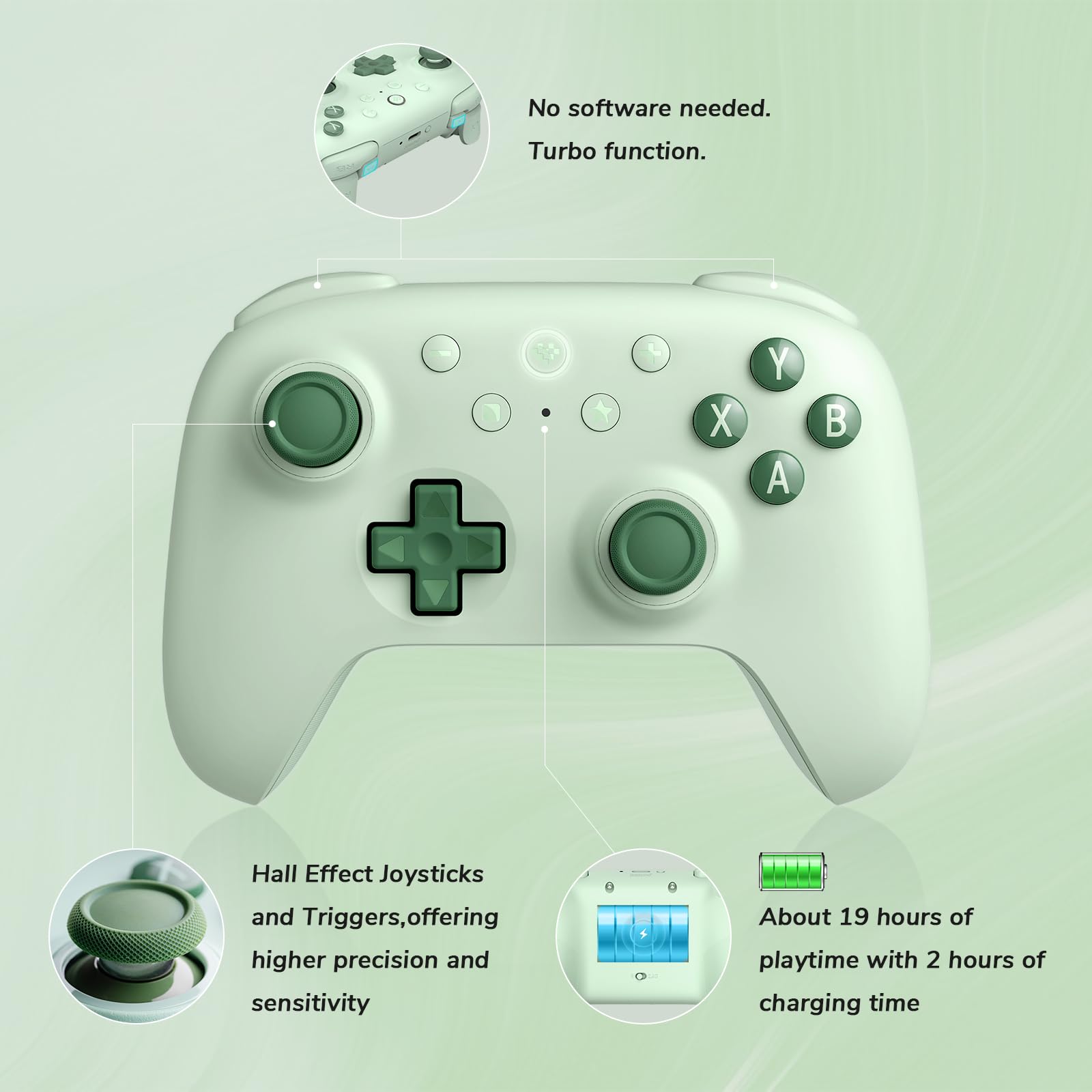 Foto 2 | Controlador Inalámbrico 8bitdo Ultimate 2c Para Windows Pc/android - Venta Internacional.