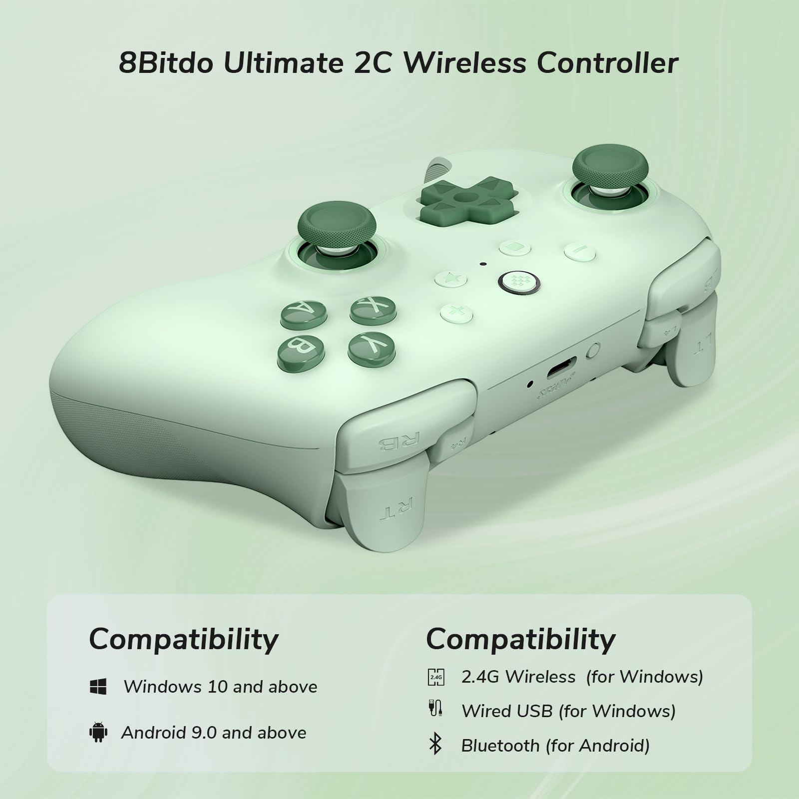 Foto 5 | Controlador Inalámbrico 8bitdo Ultimate 2c Para Windows Pc/android - Venta Internacional.