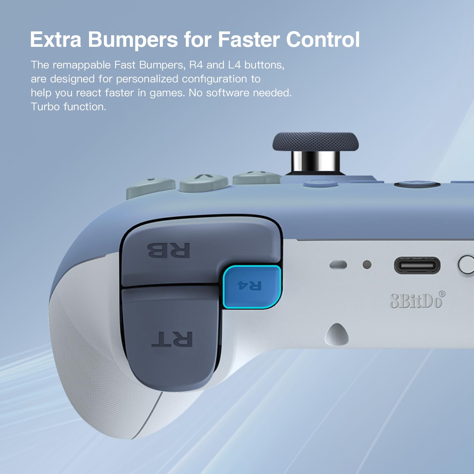 Foto 3 | Controlador Inalámbrico 8bitdo Ultimate 2c Para Windows Pc/android - Venta Internacional.