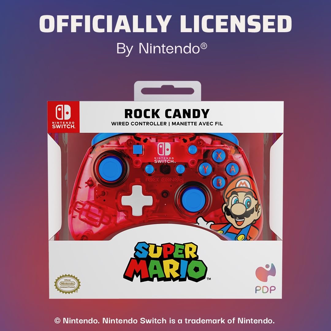 Foto 2 | Controlador Pro De Nintendo Switch Pdp Gaming Rock Candy Red - Venta Internacional.