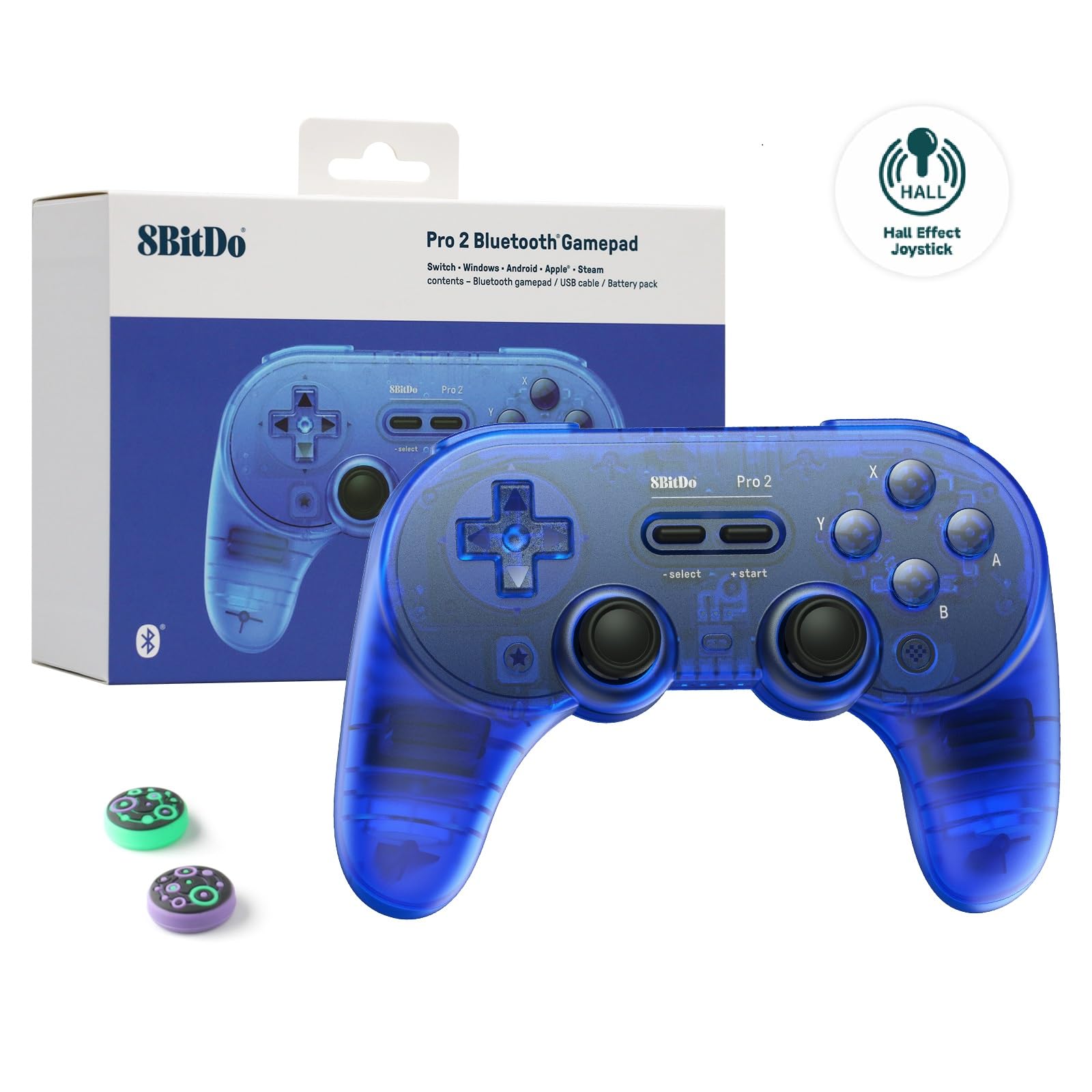 Foto 1 | Controlador Bluetooth 8bitdo Pro 2 Para Switch Pc Android Azul - Venta Internacional.