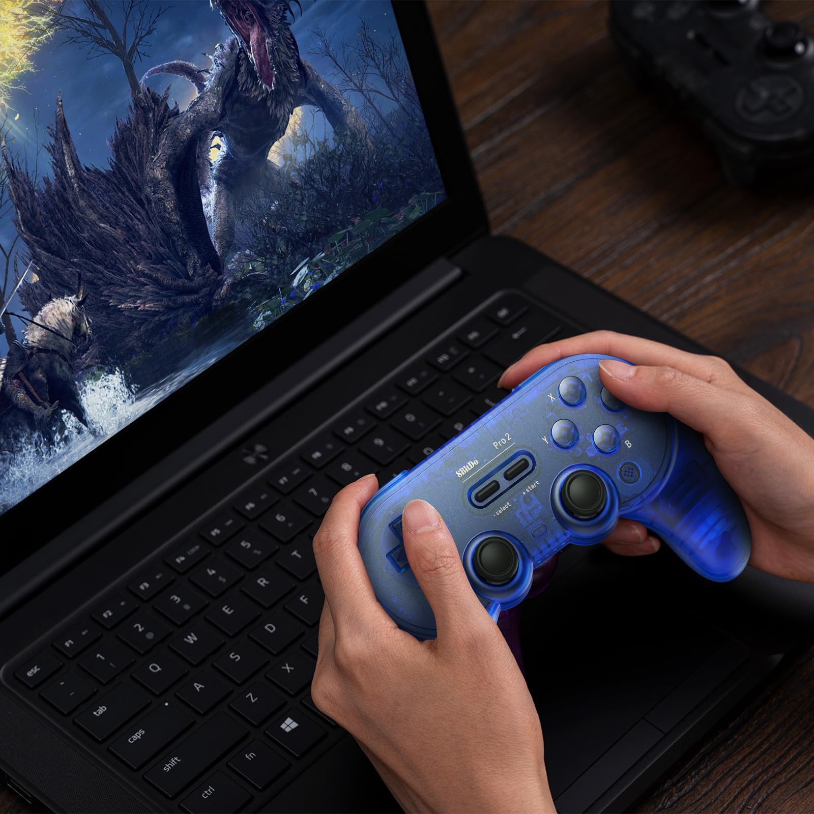 Foto 6 | Controlador Bluetooth 8bitdo Pro 2 Para Switch Pc Android Azul - Venta Internacional.