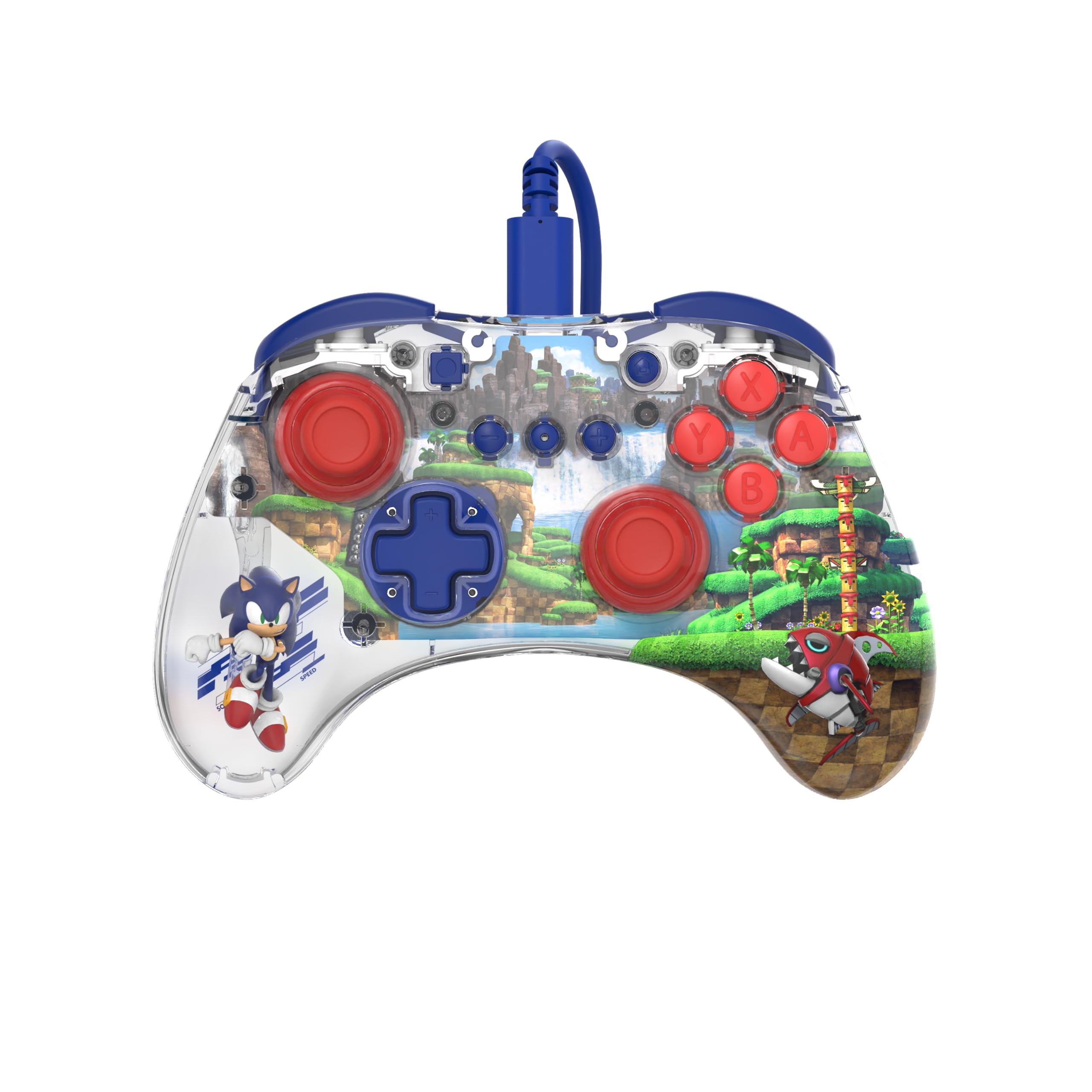 Foto 2 pulgar | Control Pro para Nintendo Switch Pdp Realmz Sonic Green - Venta Internacional