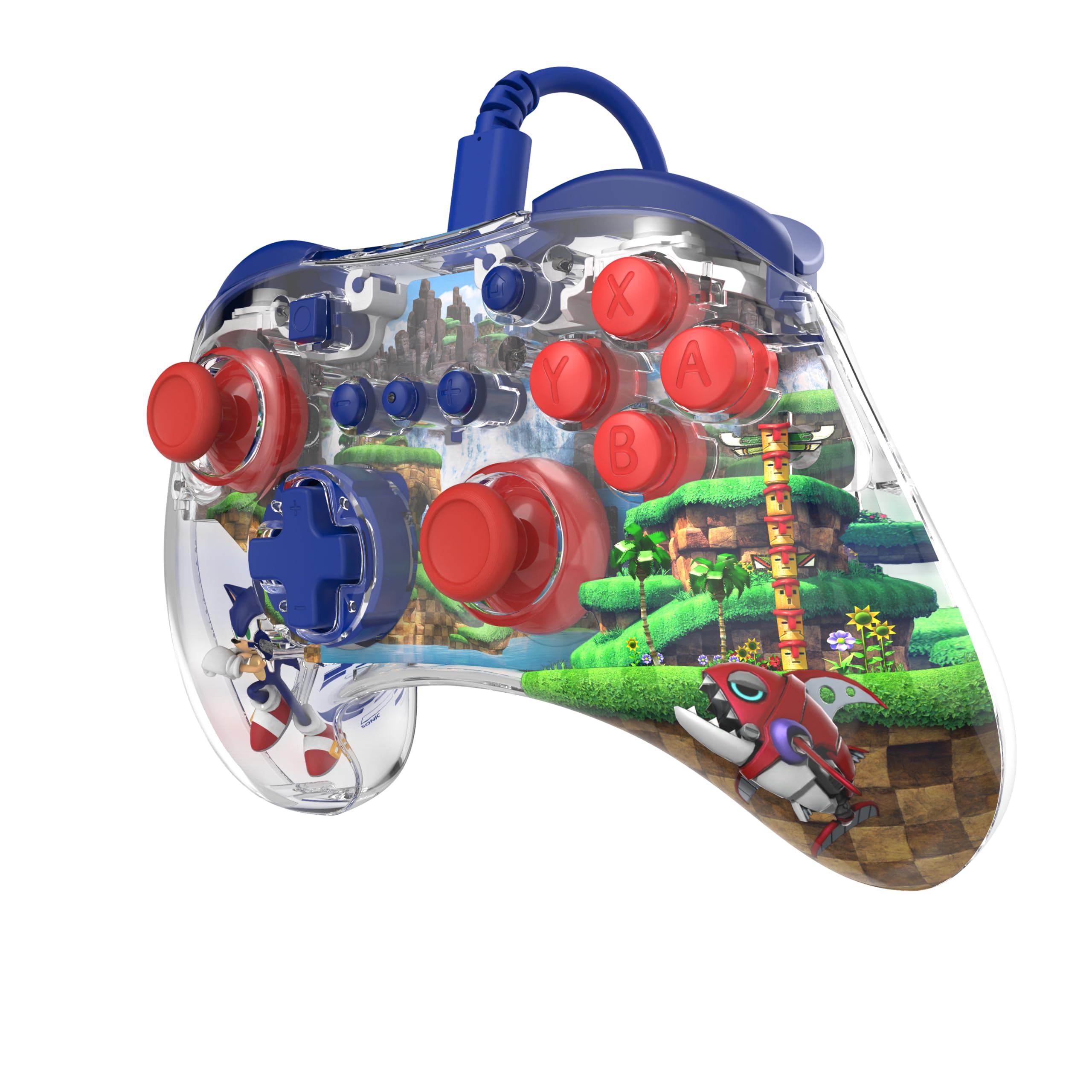 Foto 6 pulgar | Control Pro para Nintendo Switch Pdp Realmz Sonic Green - Venta Internacional