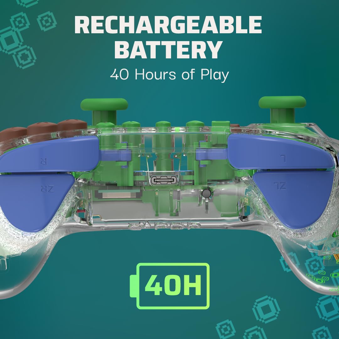 Foto 3 | Controlador Nintendo Switch Pro Pdp Realmz Inalámbrico Minecraft - Venta Internacional.