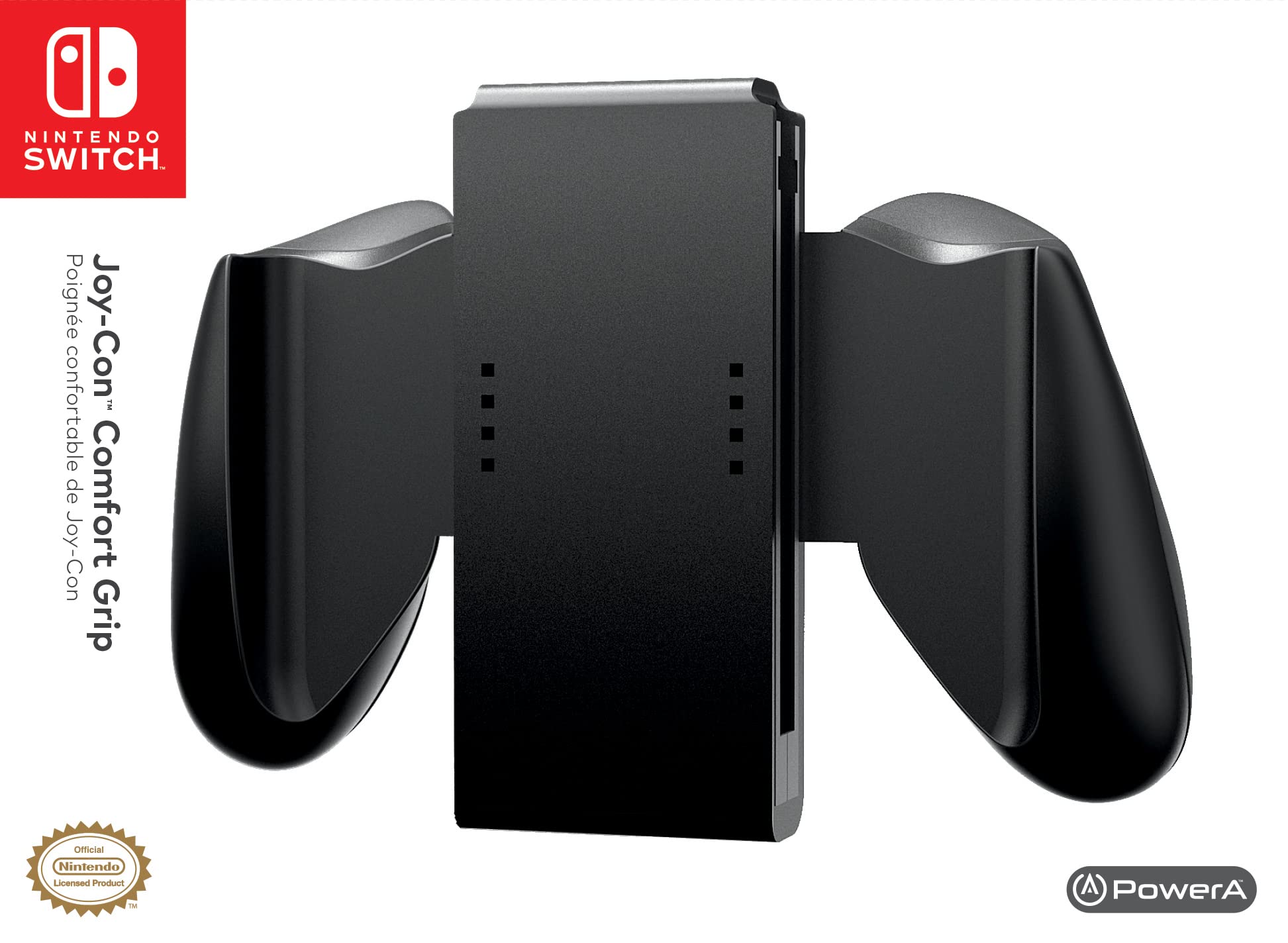 Foto 3 pulgar | Comfort Grips PowerA para Nintendo Switch Negro - Venta Internacional