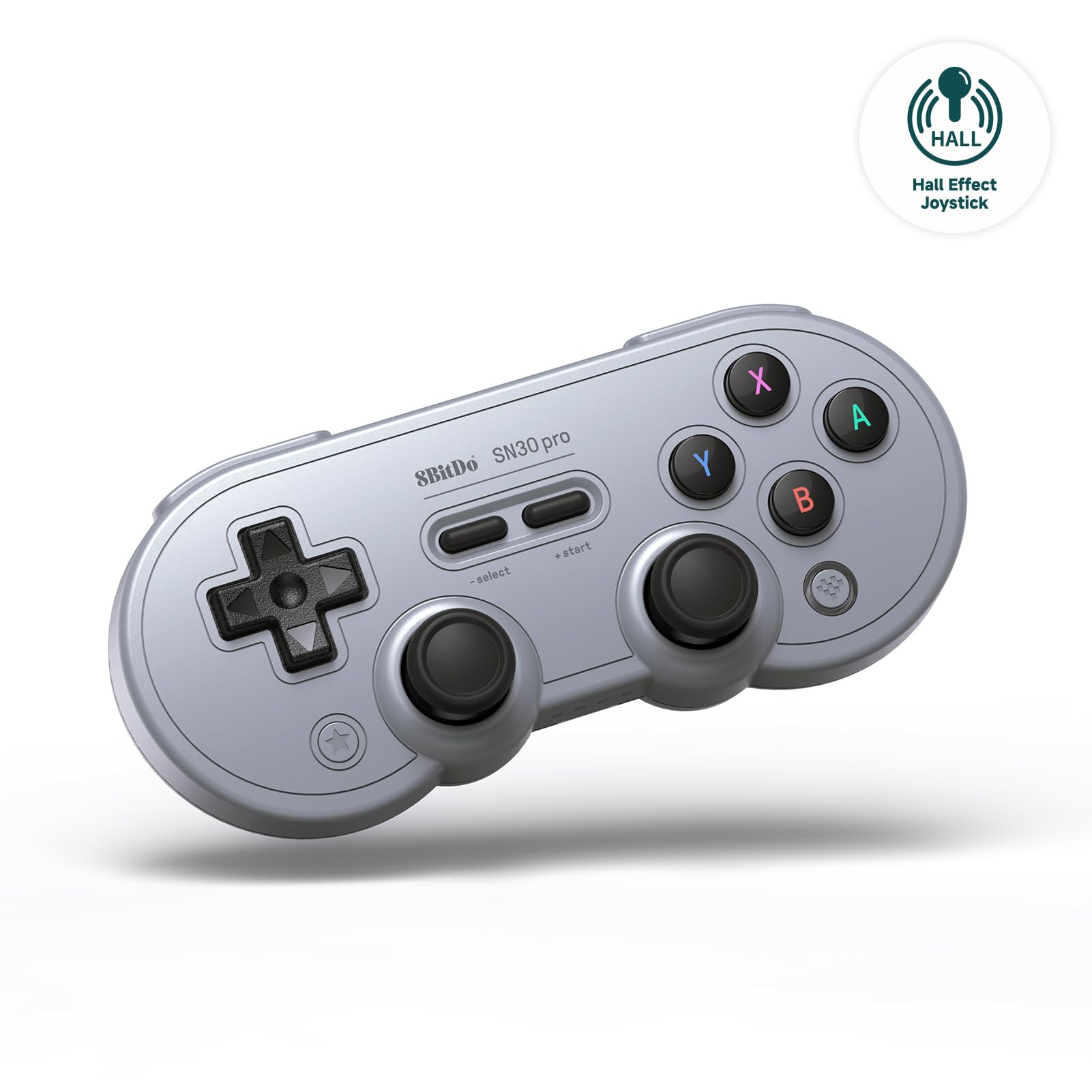 Controlador Bluetooth 8bitdo Sn30 Pro Hall Effect Gris - Venta Internacional.
