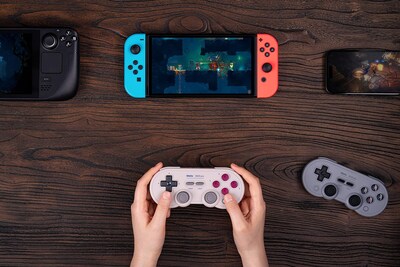 Foto 2 | Controlador Bluetooth 8bitdo Sn30 Pro Hall Effect Gris - Venta Internacional.