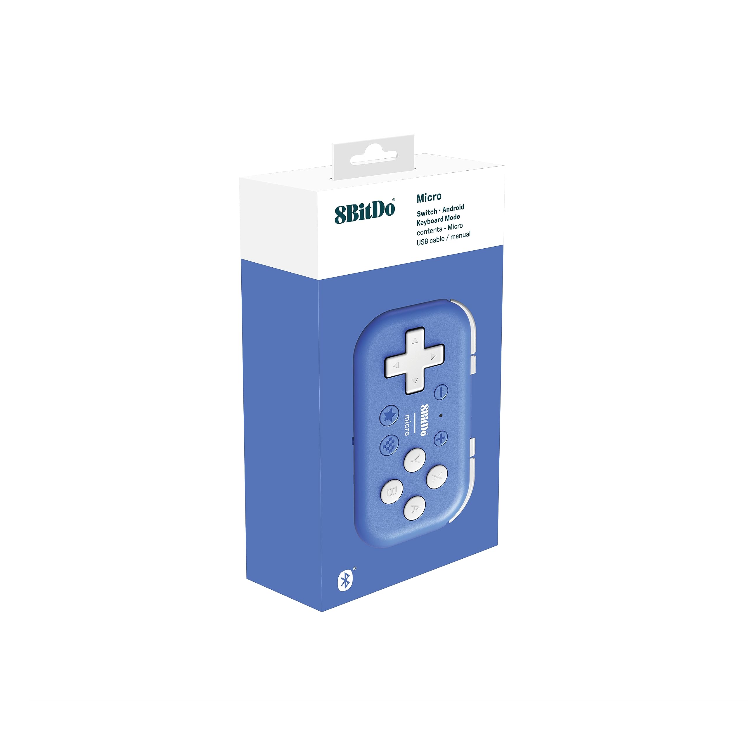 Foto 6 pulgar | Gamepad 8bitdo Micro Bluetooth De Bolsillo Para Switch Blue - Venta Internacional.