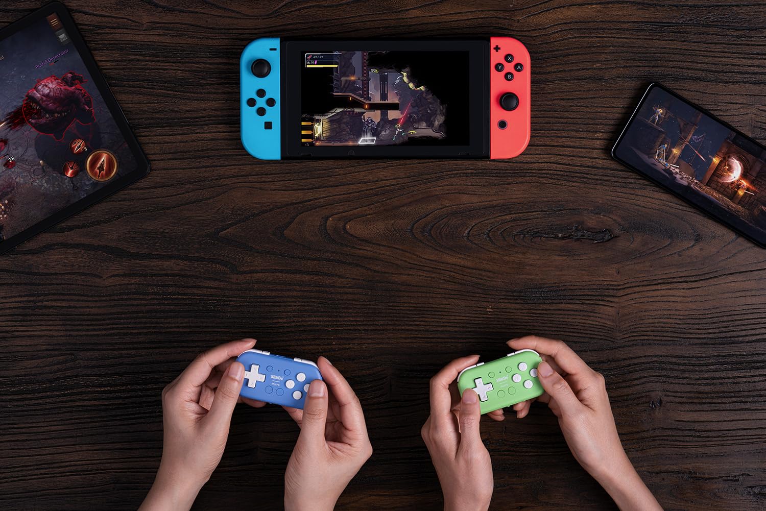 Foto 6 | Gamepad 8bitdo Micro Bluetooth De Bolsillo Para Switch Blue - Venta Internacional.